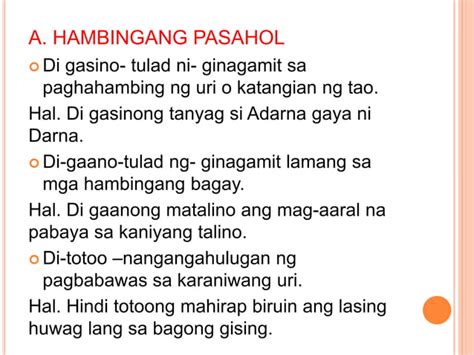 uri ng paghahambing|Paghahambing .